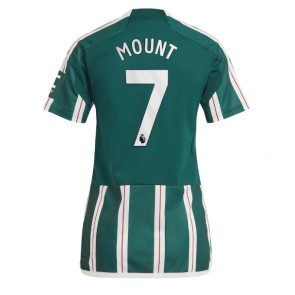 Manchester United Mason Mount #7 Replica Away Stadium Shirt for Women 2023-24 Short Sleeve